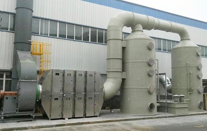 HỆ THỐNG XỬ LÝ CÁC DUNG MÔI HÓA CHẤT KHÍ HƠI .